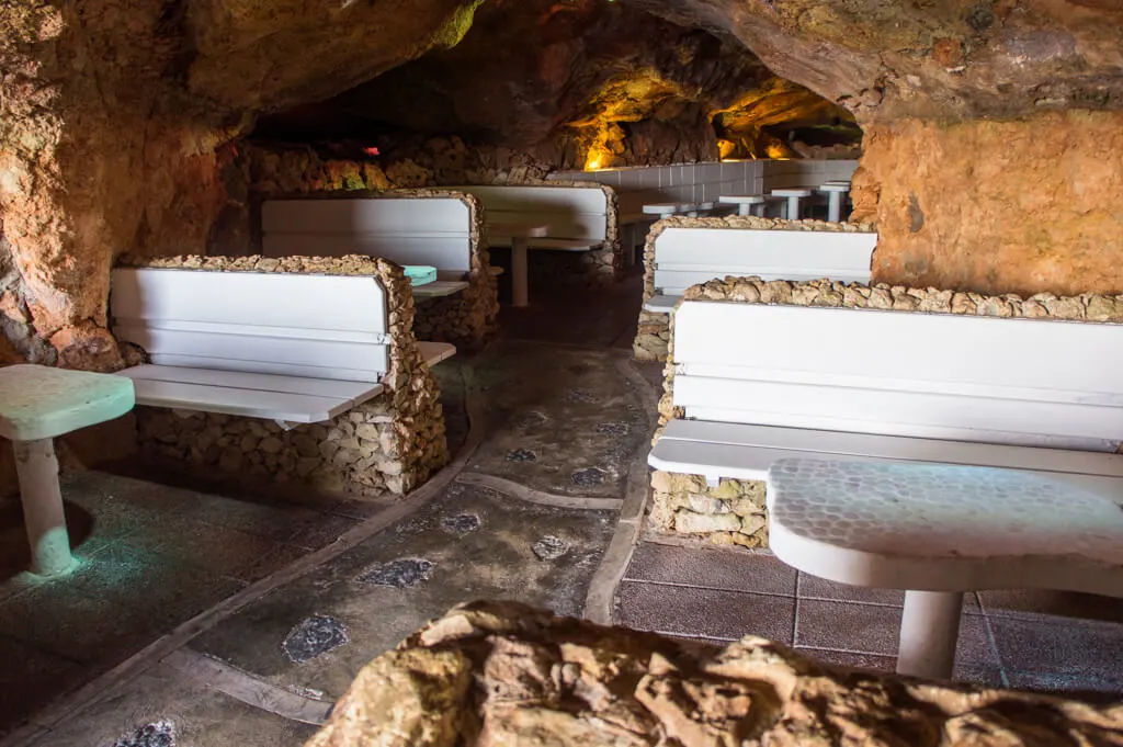 Drinks in a Cave at Cova D'En Xoroi in Menorca, Spain || The Travel Tester