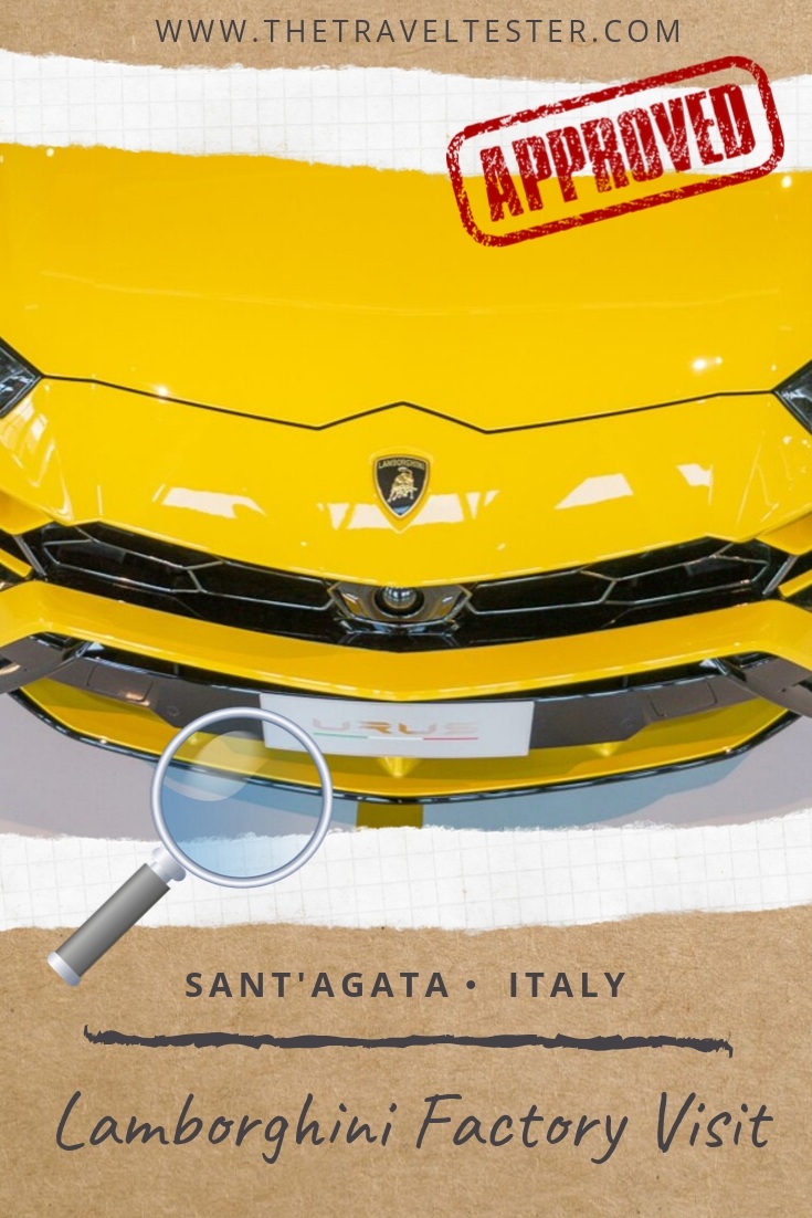 Lamborghini Museum Italy: This Exclusive Factory Tour is the Best! || The Travel Tester || #thetraveltester #italy #motorvalley #emiliaromagna #lamborghini #factoryvisit #cars #carfactory